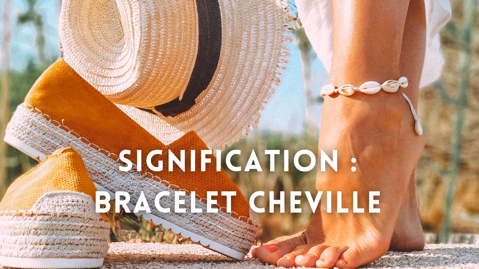 Que signifie un bracelet à la cheville ?