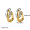 Boucles d&#39;Oreilles Bicolore