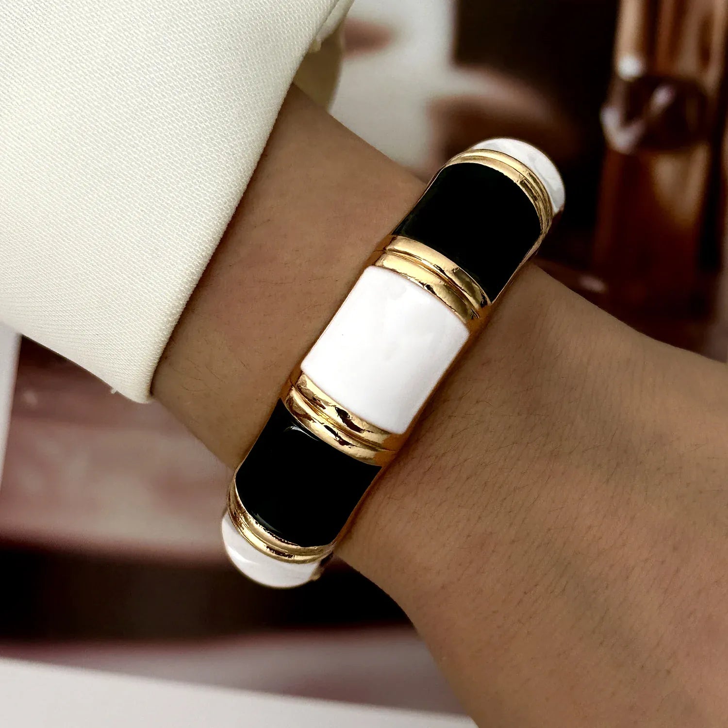 Bracelet Jonc Noir