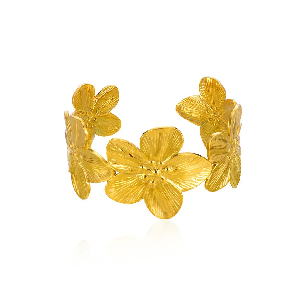 Bracelet Jonc Fleurs