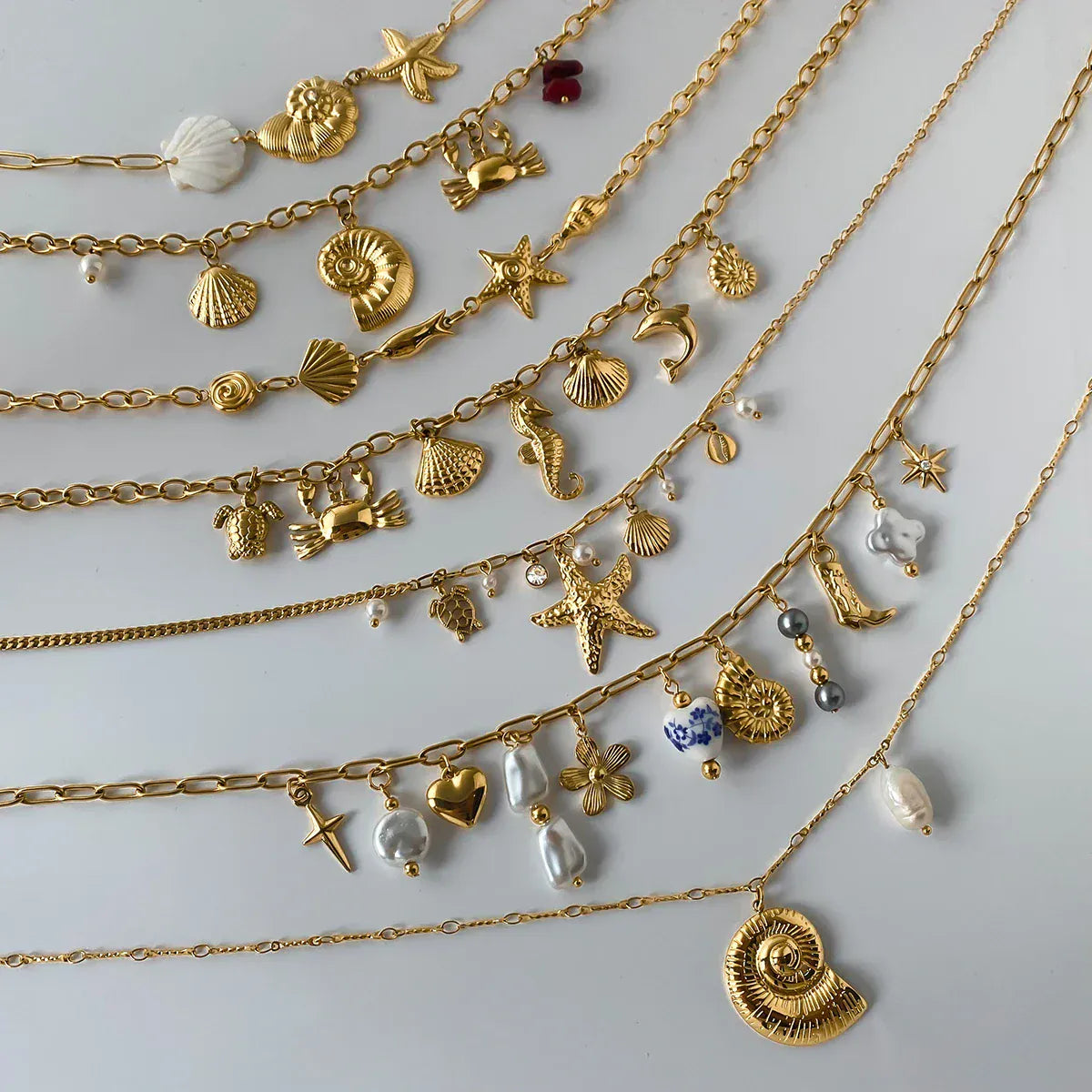 Collier Charms Coquillage