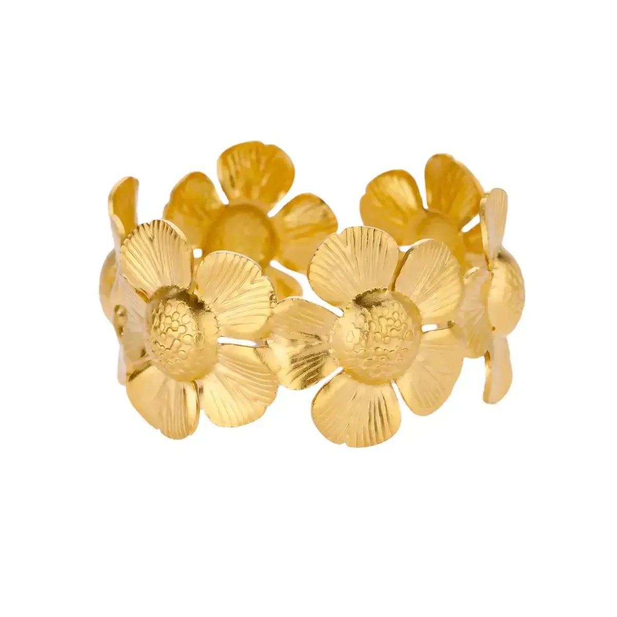 Bracelet Jonc Fleurs