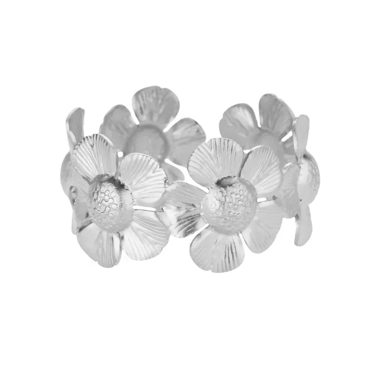 Bracelet Jonc Fleurs