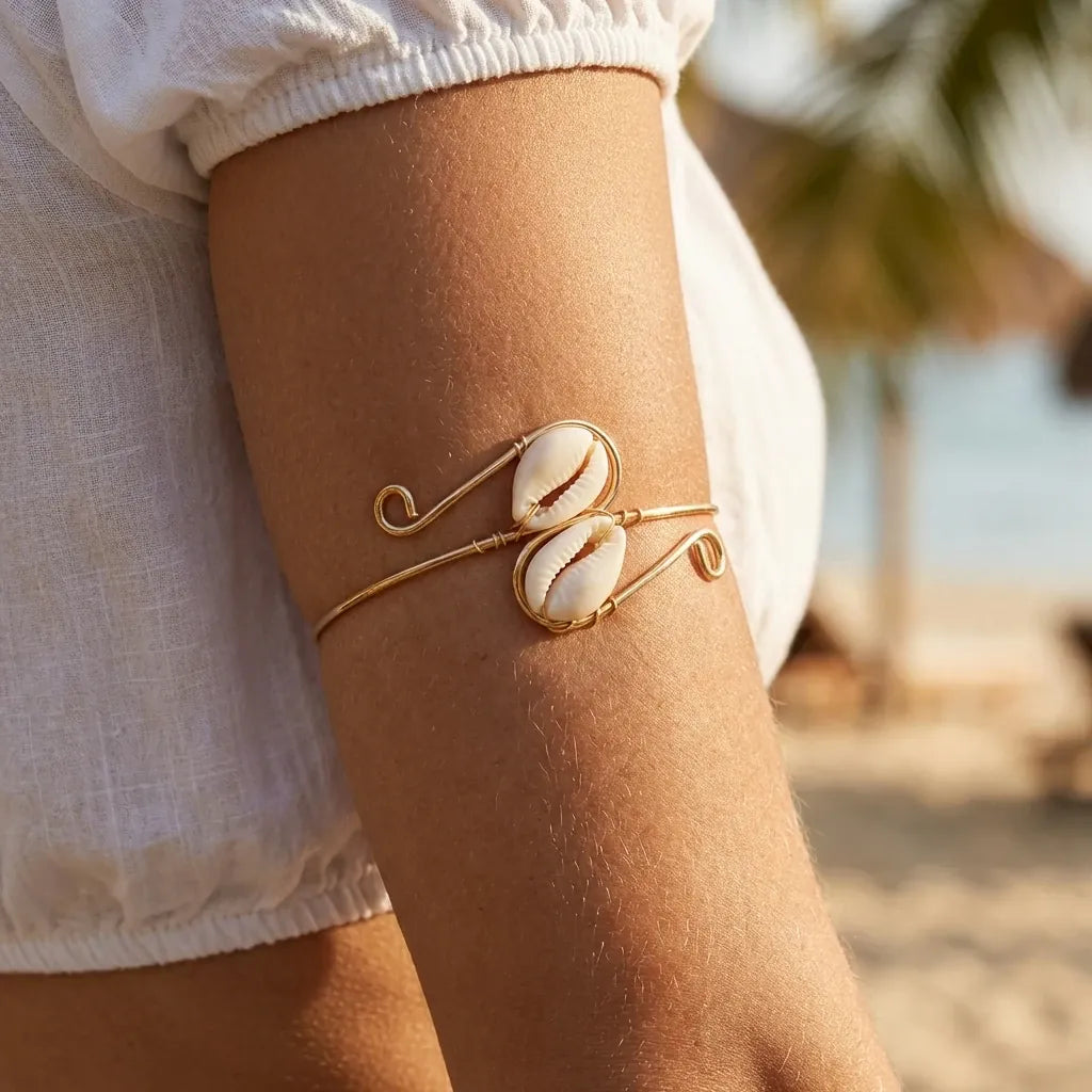 Bracelet de Bras Fin Coquillage