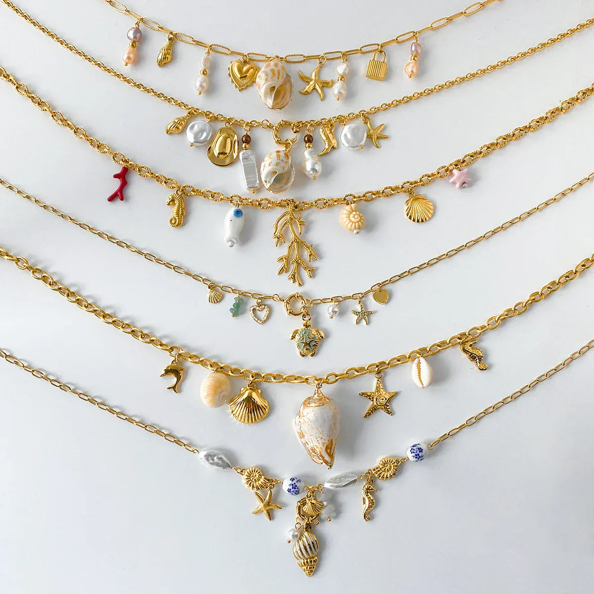 Collier Charms Coquillage