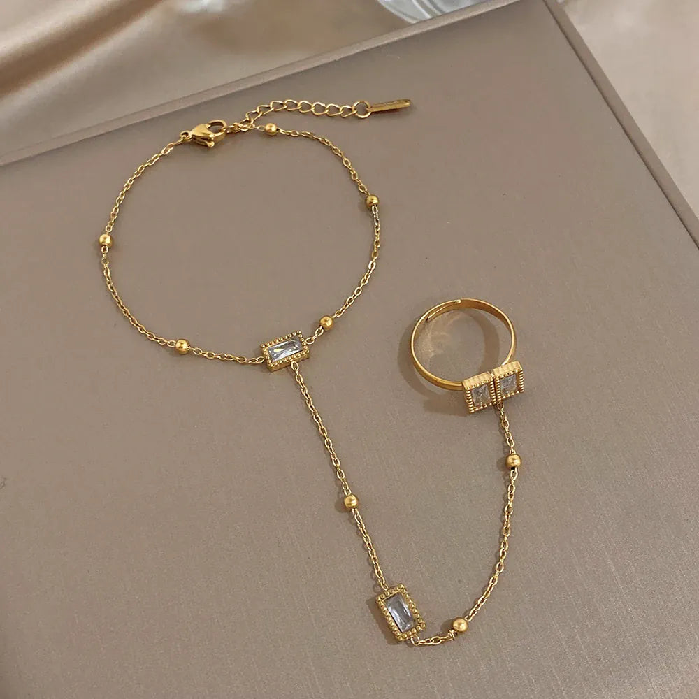 Bracelet Chaine de Main Femme
