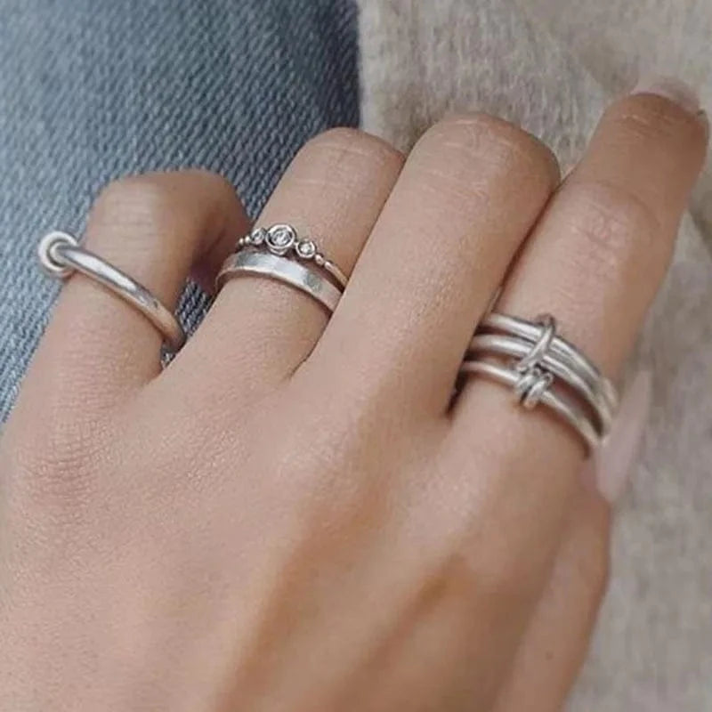 Bague 3 Anneaux Entrelacés