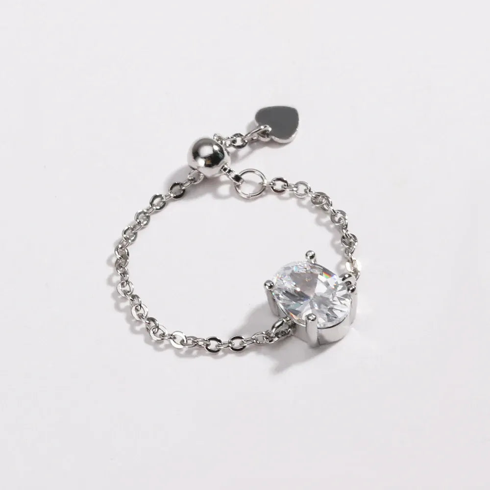 Bague Ajustable Chaine