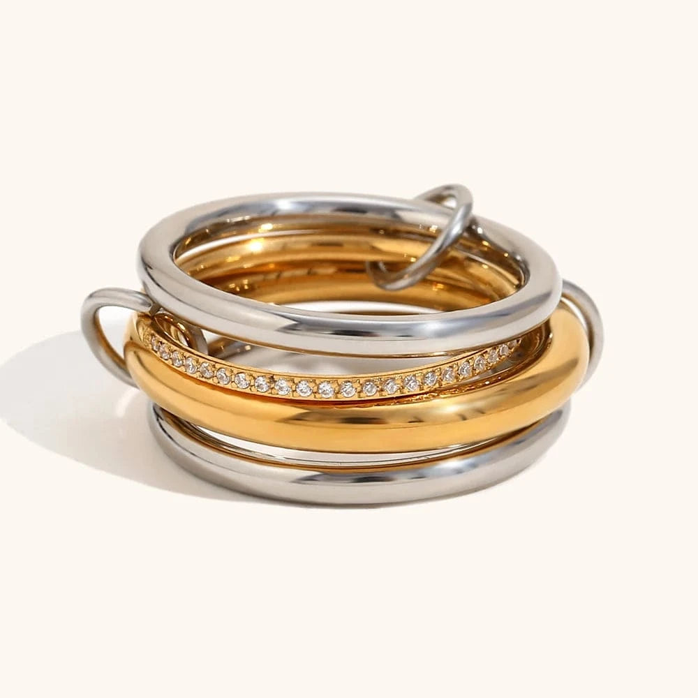 Bague Anneau Entrelacés