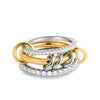 Bague Anneaux Entrelacés