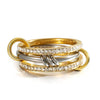 Bague Anneaux Entrelacés