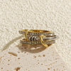 Bague Anneaux Entrelacés