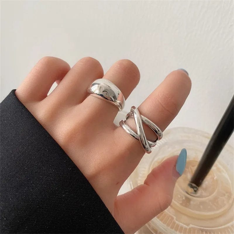 Bague Argent Moderne Cha ne Bijoux