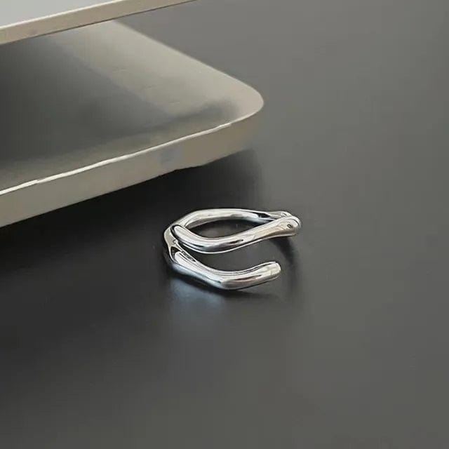 Bague Argent Moderne