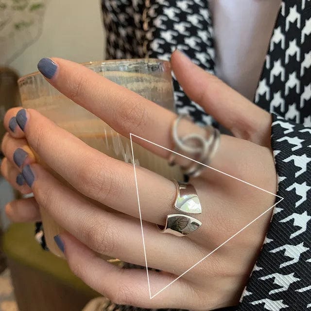 Bague Argent Moderne