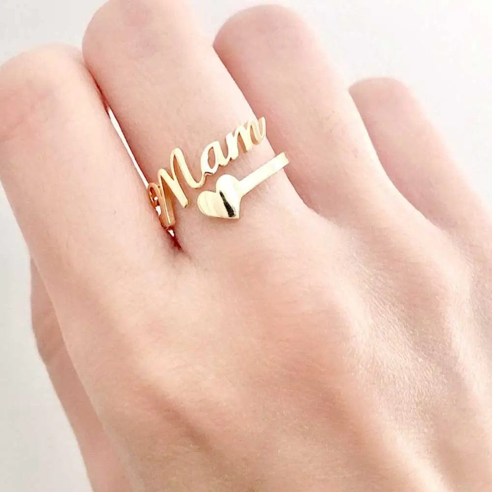 Bague avec prenom pas cher sale