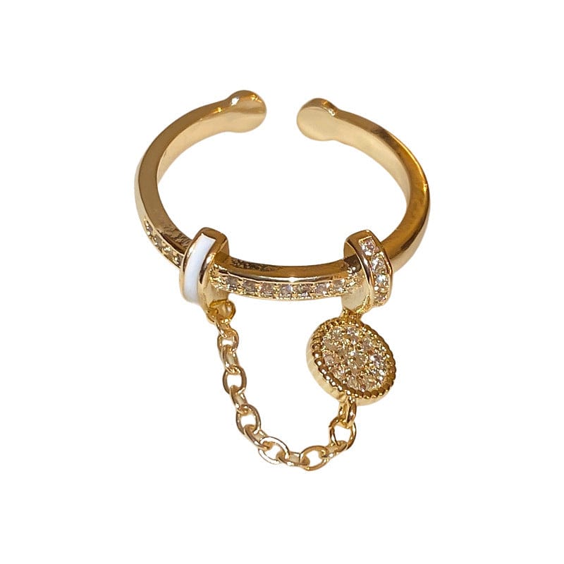 Bague Breloque Chaine