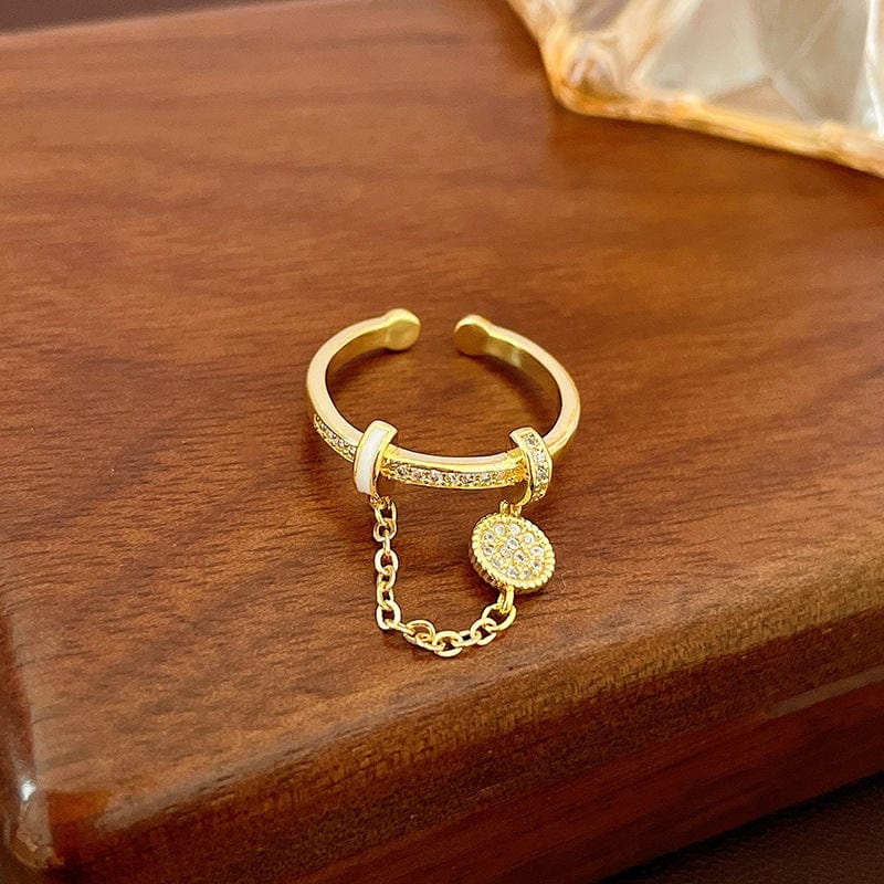 Bague Breloque Chaine