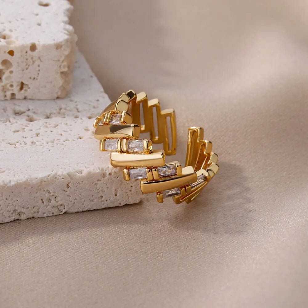 Bague cercle barre sale