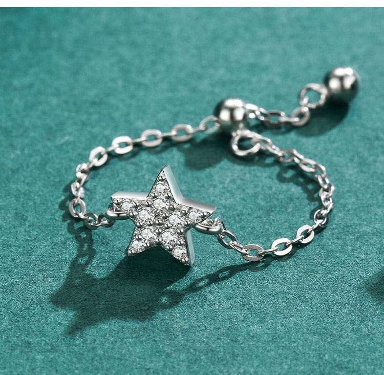 Bague chaine fantaisie