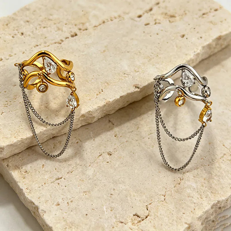 Bague Chaine Organique
