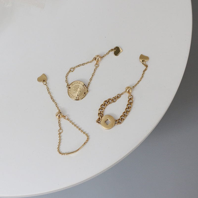 Bague Chaine Vintage