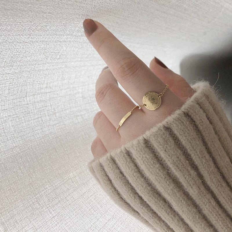 Bague Chaine Vintage