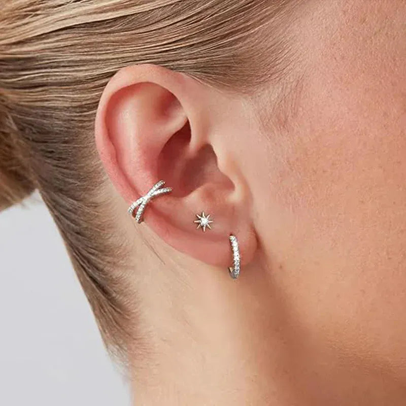 Bague d'Oreille Croisée