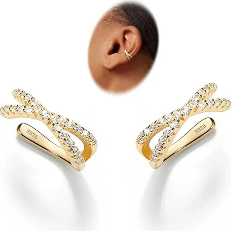 Bague d'Oreille Croisée