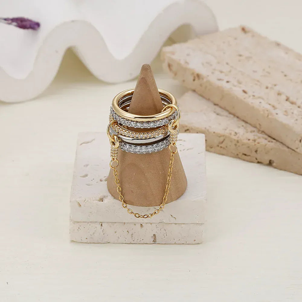 Bague Empilable Chaine