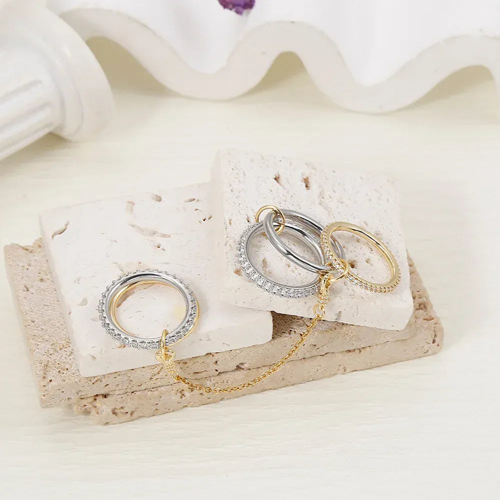 Bague Empilable Chaine