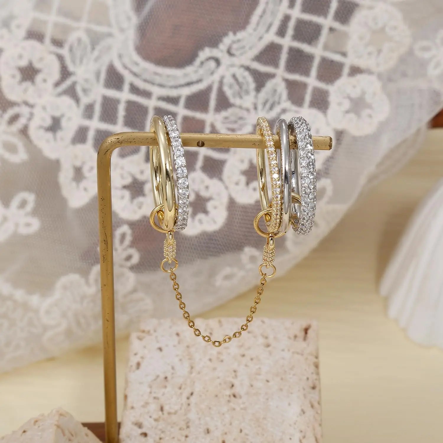 Bague Empilable Chaine