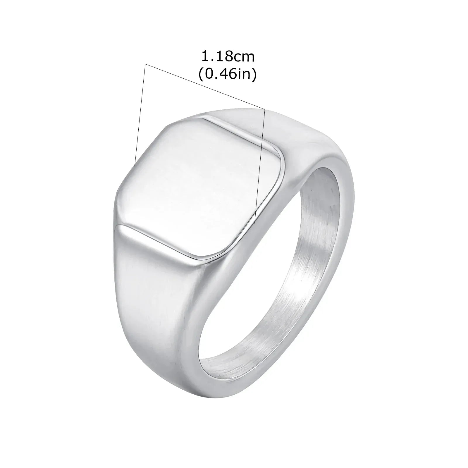 Bague en Acier Inoxydable Homme