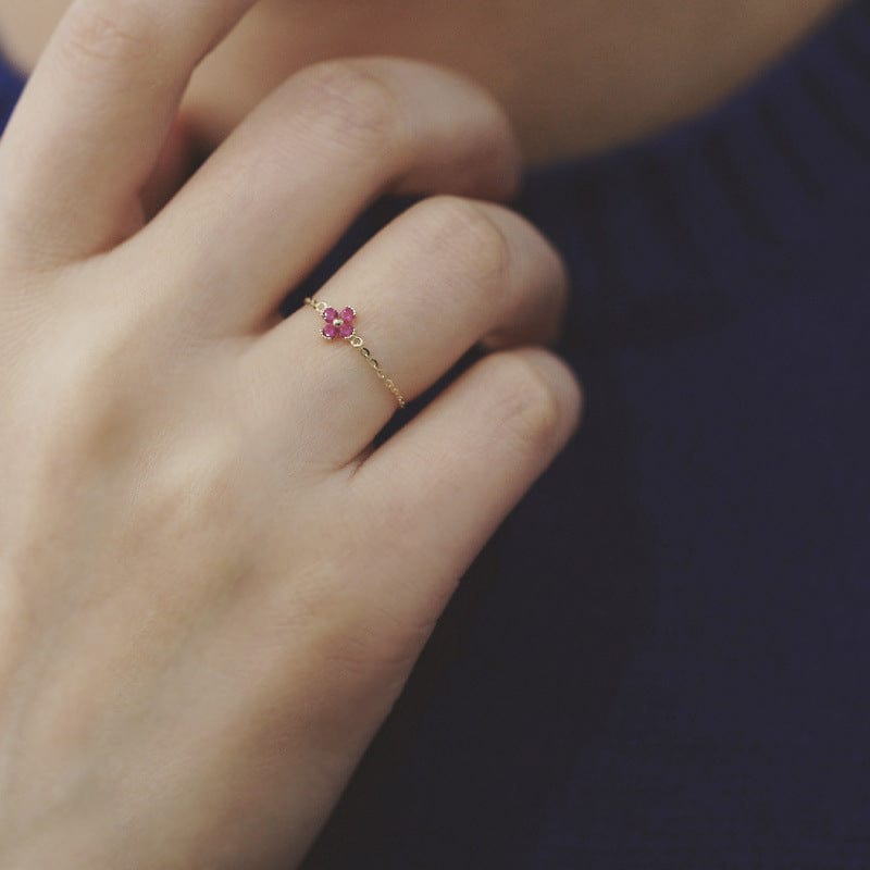 Bague en Chaine Fine