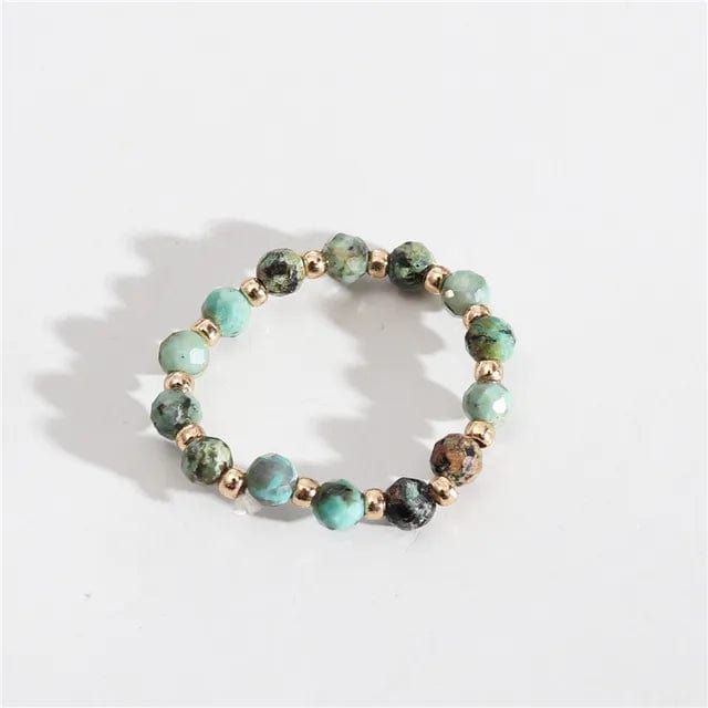 Bague en Perle de Pierre Naturelle