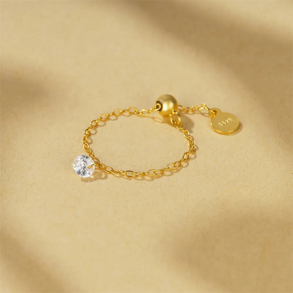 Bague Fine Chaine