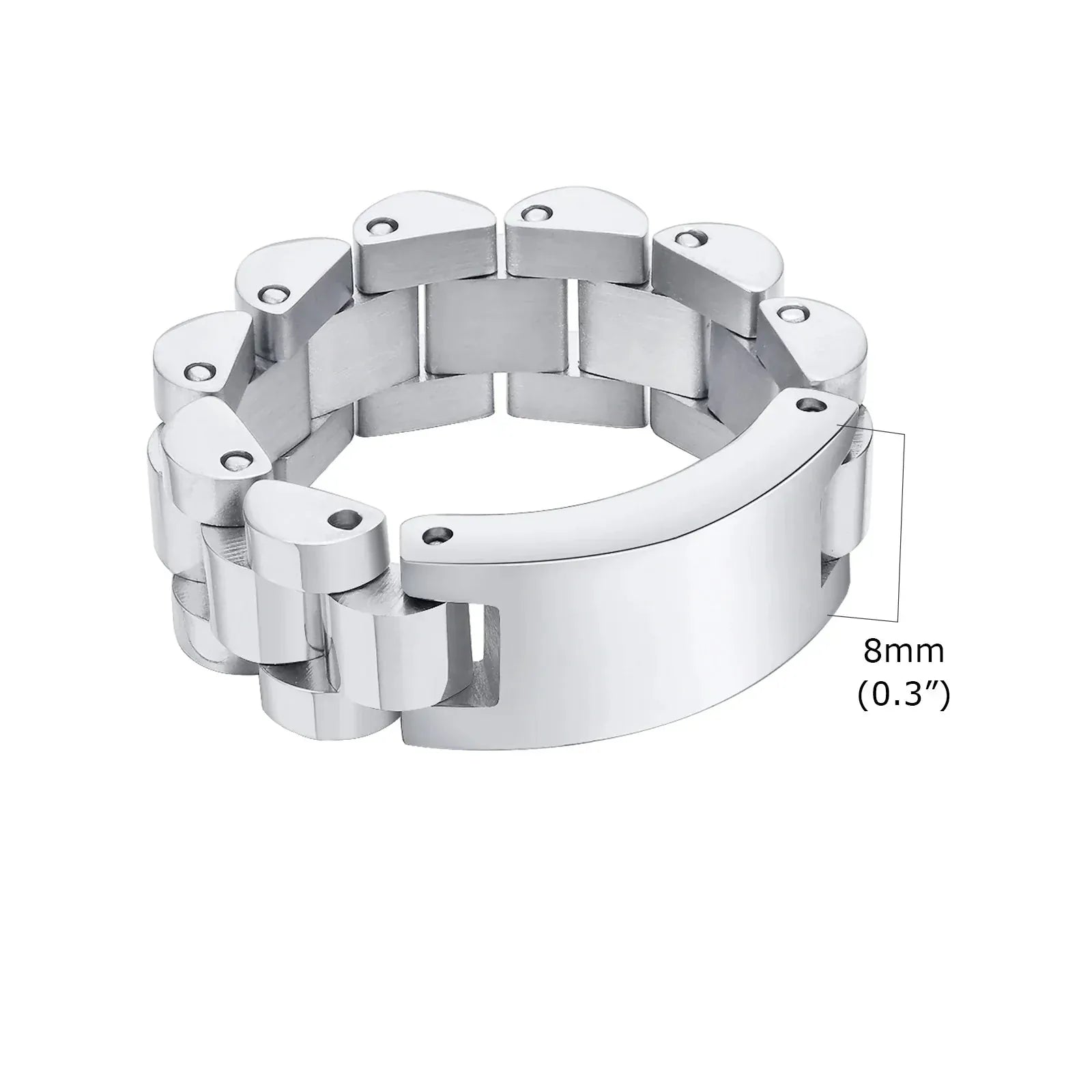 Bague Gourmette Homme