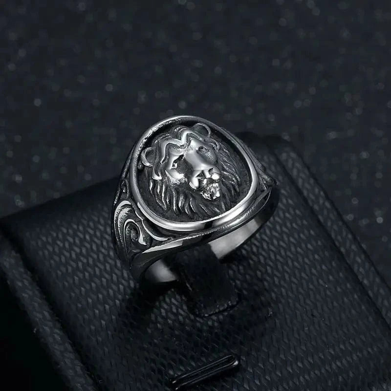 Bague Homme Lion