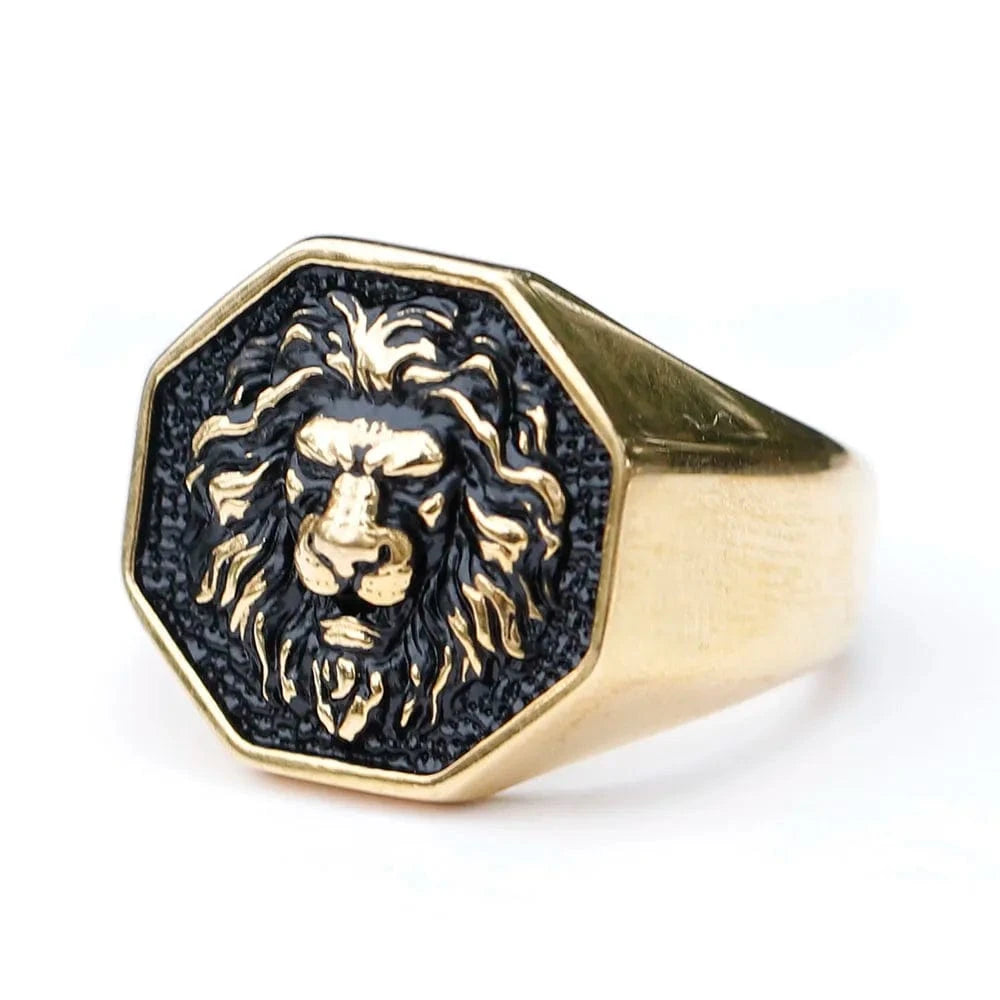 Bague Homme Or Lion