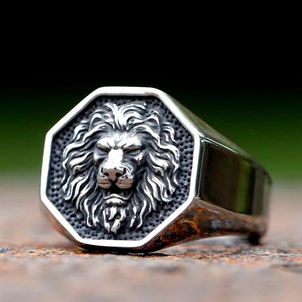 Bague Homme Or Lion