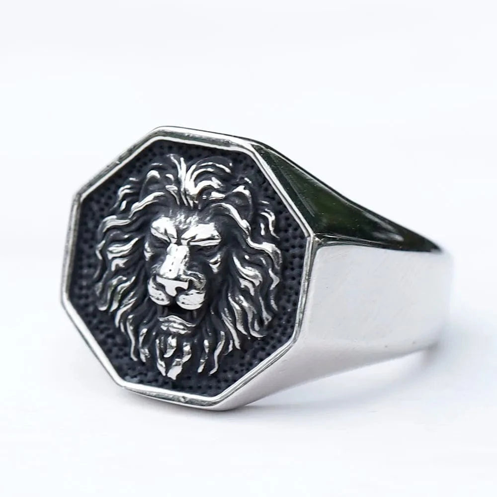 Bague Homme Or Lion