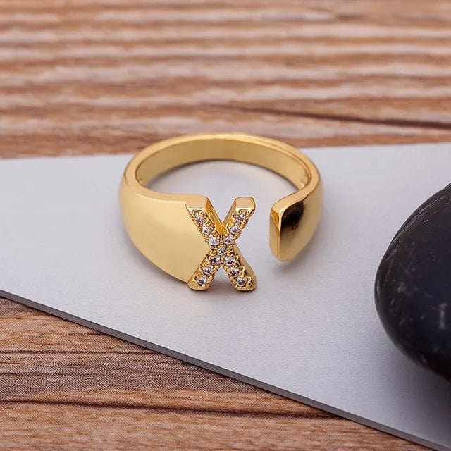 Bague Lettre Or