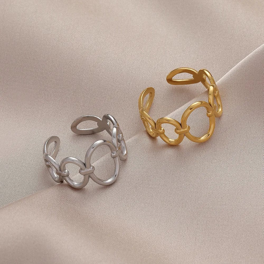 Bague Maille Jaseron