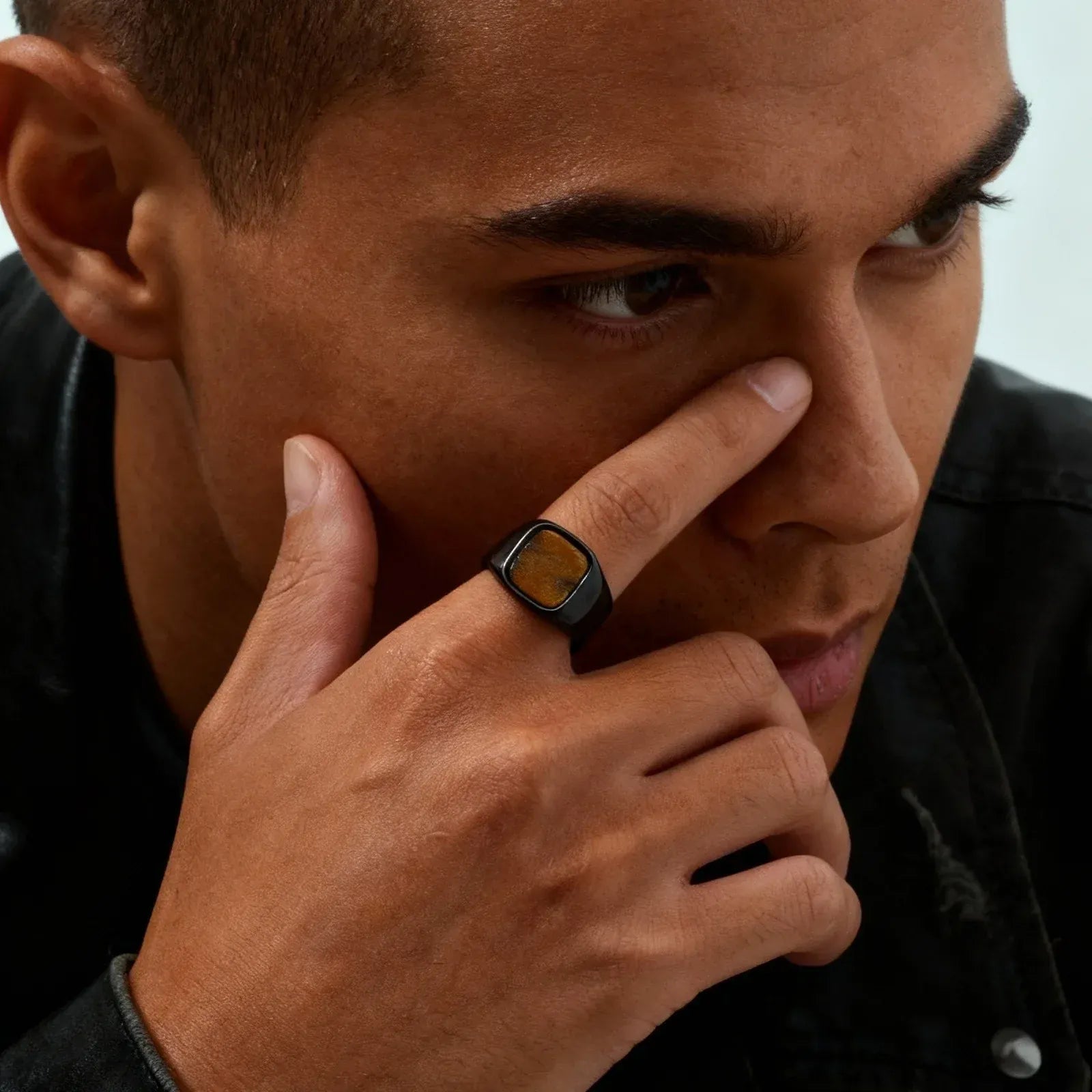 Bague Oeil de Tigre Homme