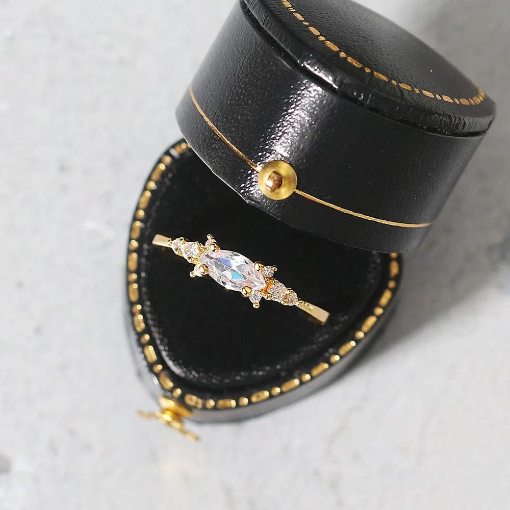 Bague Or et Zirconium