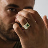 Bague Or Vert Homme