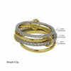 Bague Triple Stacker