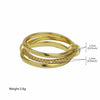 Bague Triple Stacker