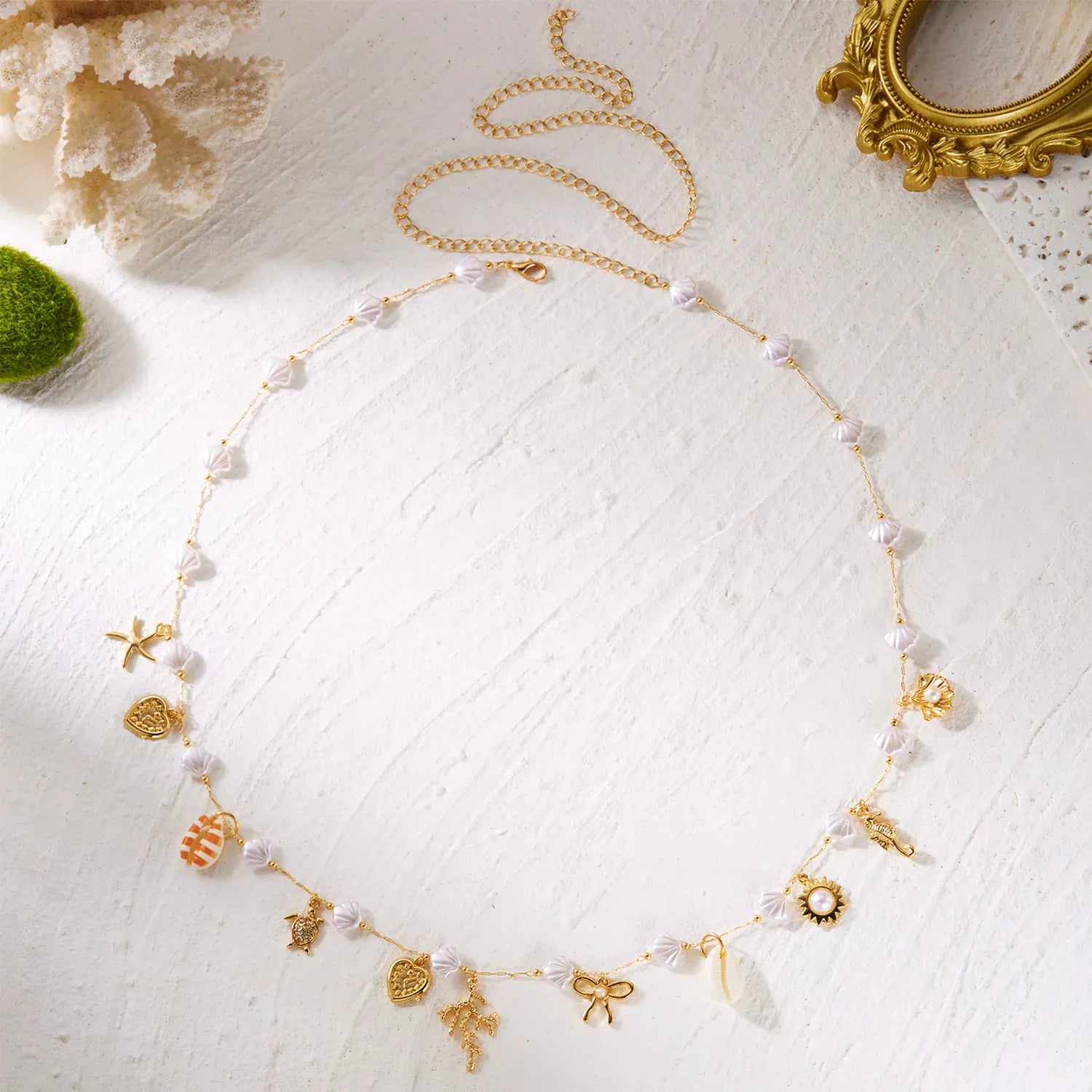 Bijou de Taille Perles Coquillages