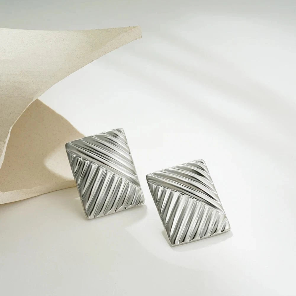 Boucle d&#39;Oreille Acier Inoxydable